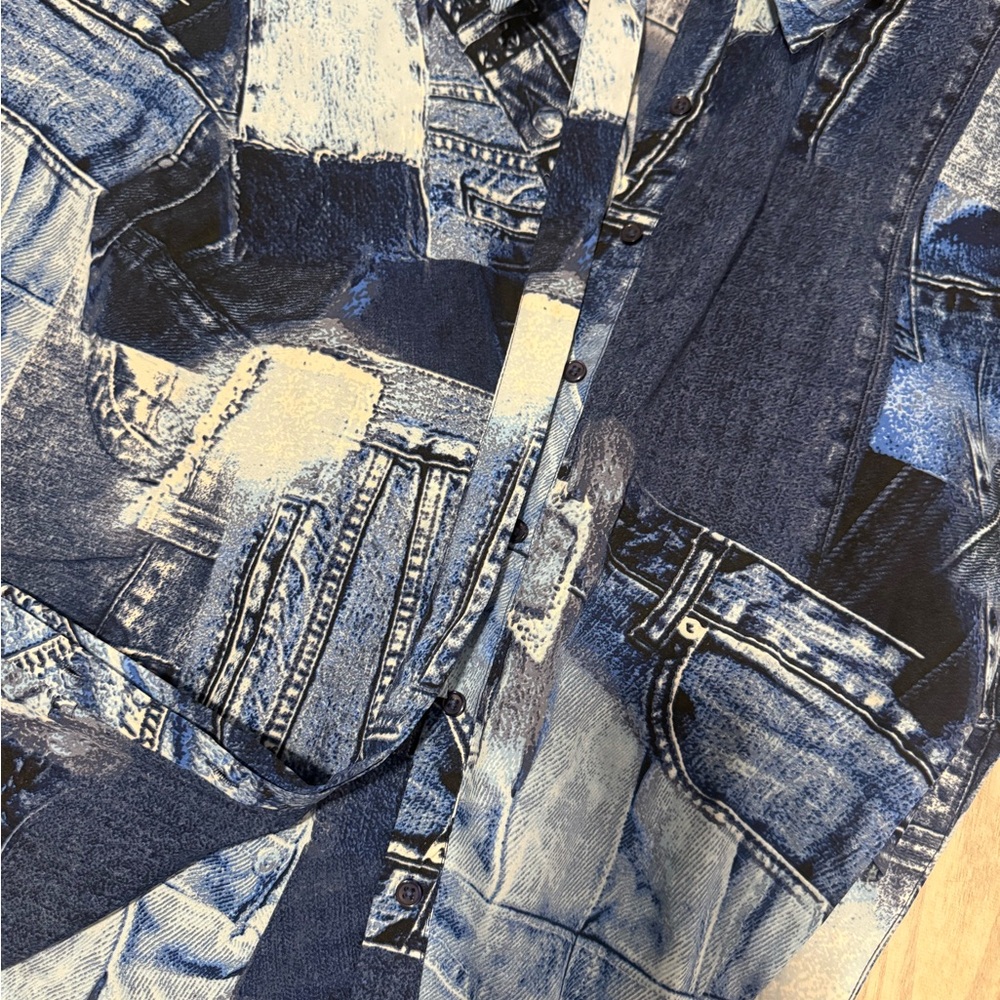 Live 4 Truth Indigo Patterned Shirt - Picture 2 of 7